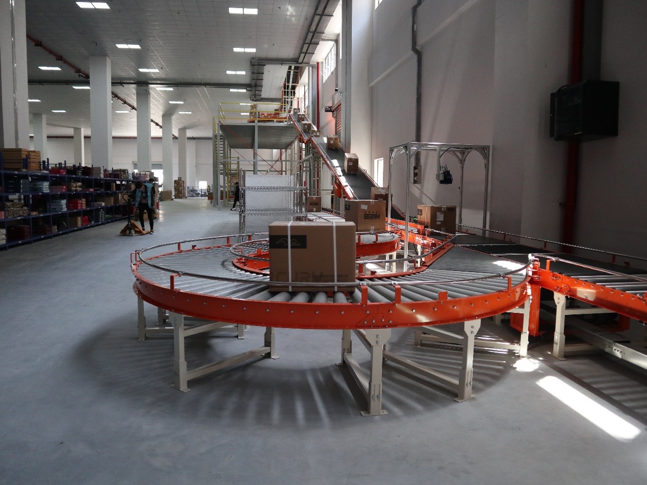 現場報道 | 水星家紡倉儲物流中心輸送分揀系統項目一期上線